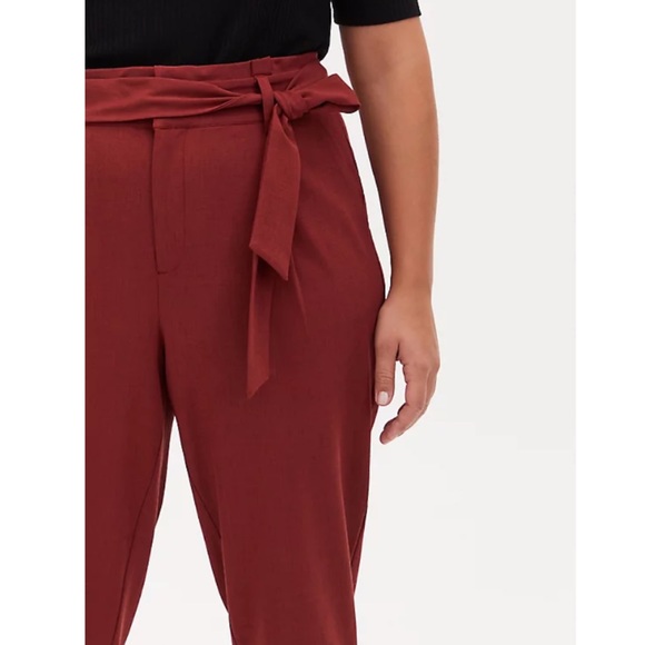NWT TORRID Self Tie Tapered Pants - Picture 3 of 10
